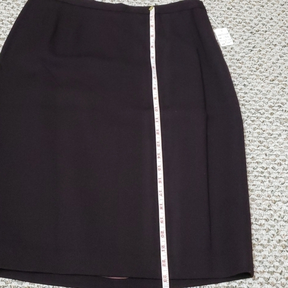 Bogato International 100% Wool Suit & Skirt L - Picture 14 of 15